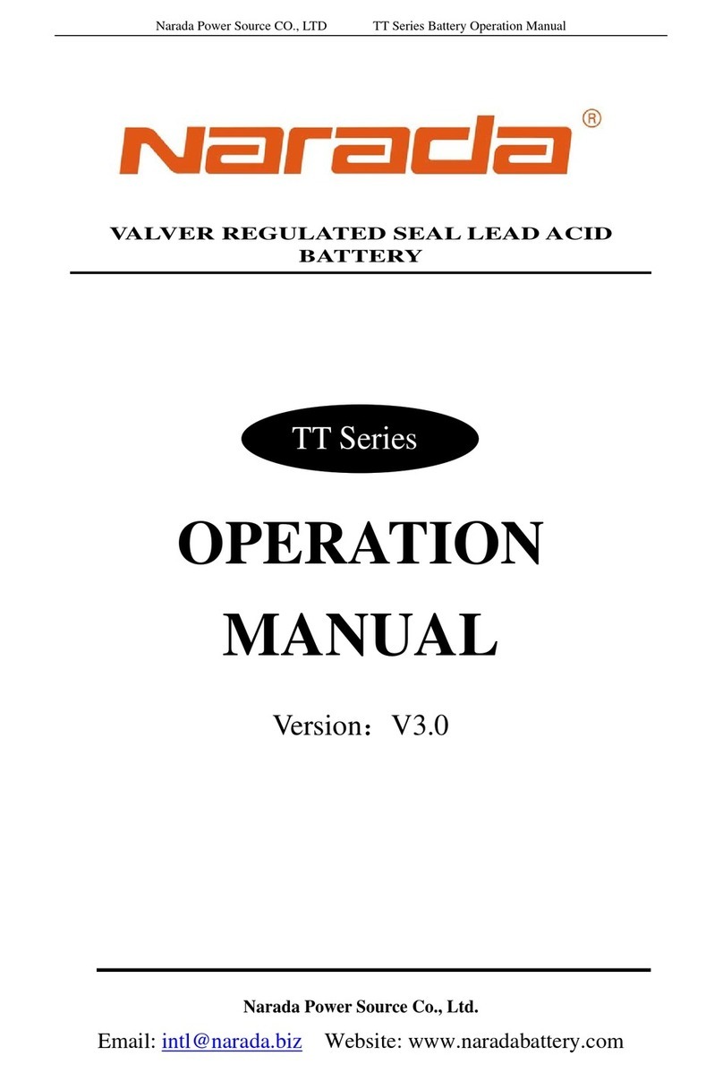 Narada TT series Operation manual
