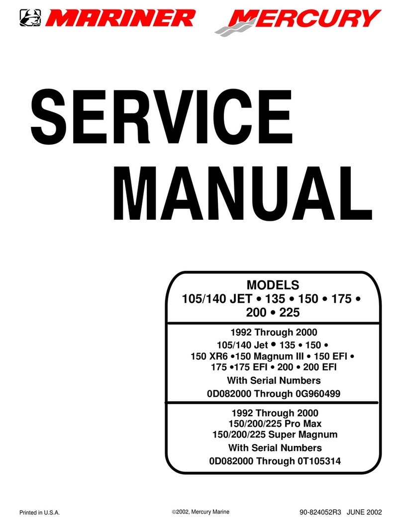 Mariner Mercury 135 JET Service manual