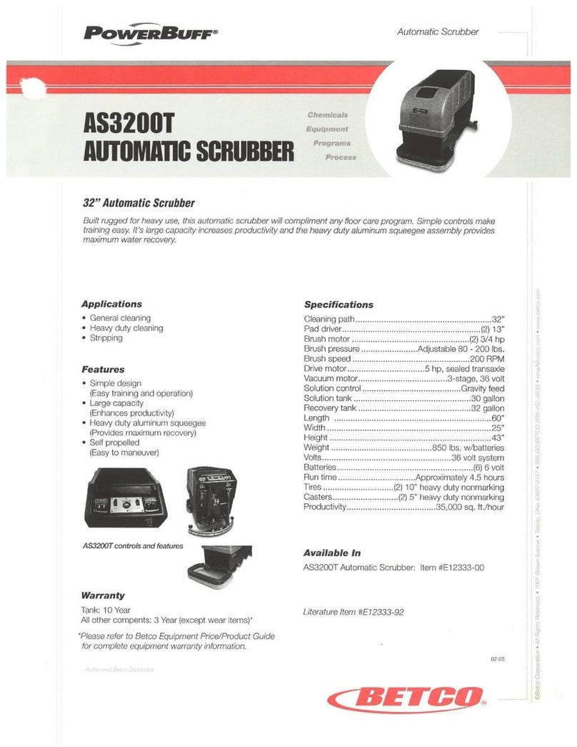 BETCO PowerBuff AS3200T User manual