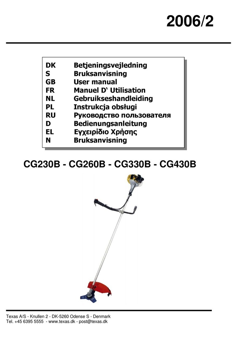 Texas CG230B User manual Texas CG230B User manual
