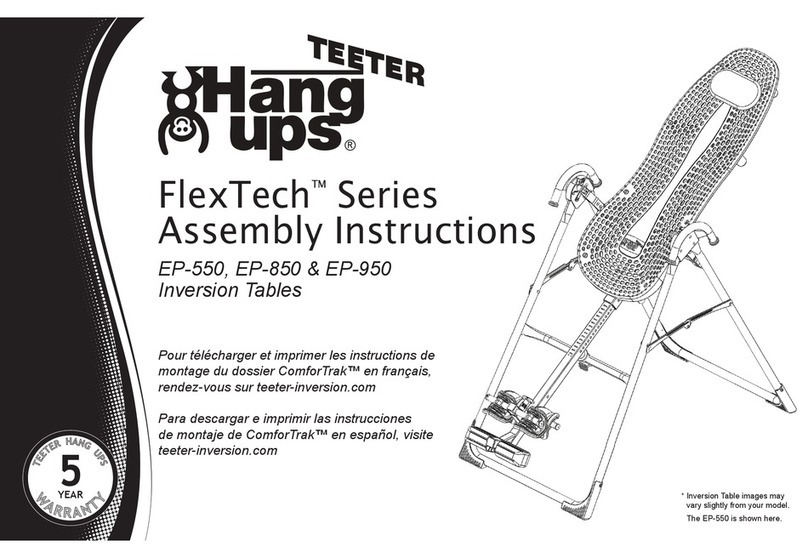 Hang ups Teeter EP-550 User manual