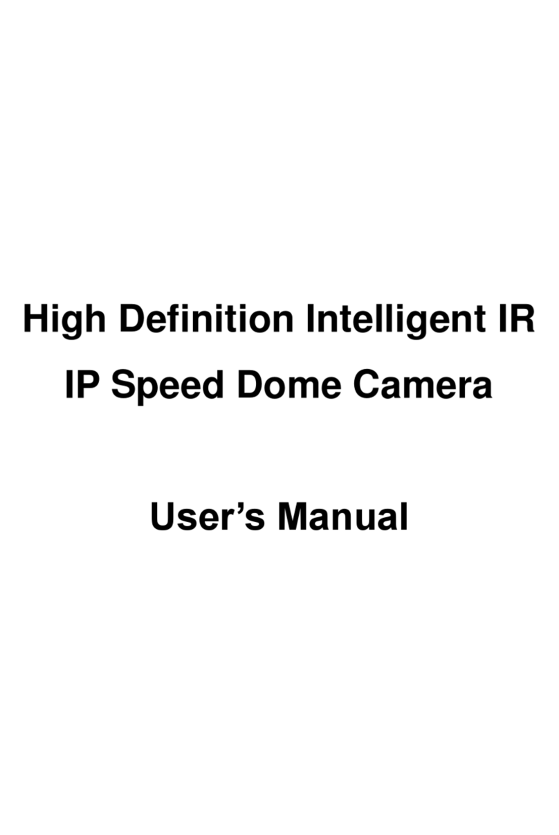 Tiandy IP Speed Dome Camera User manual
