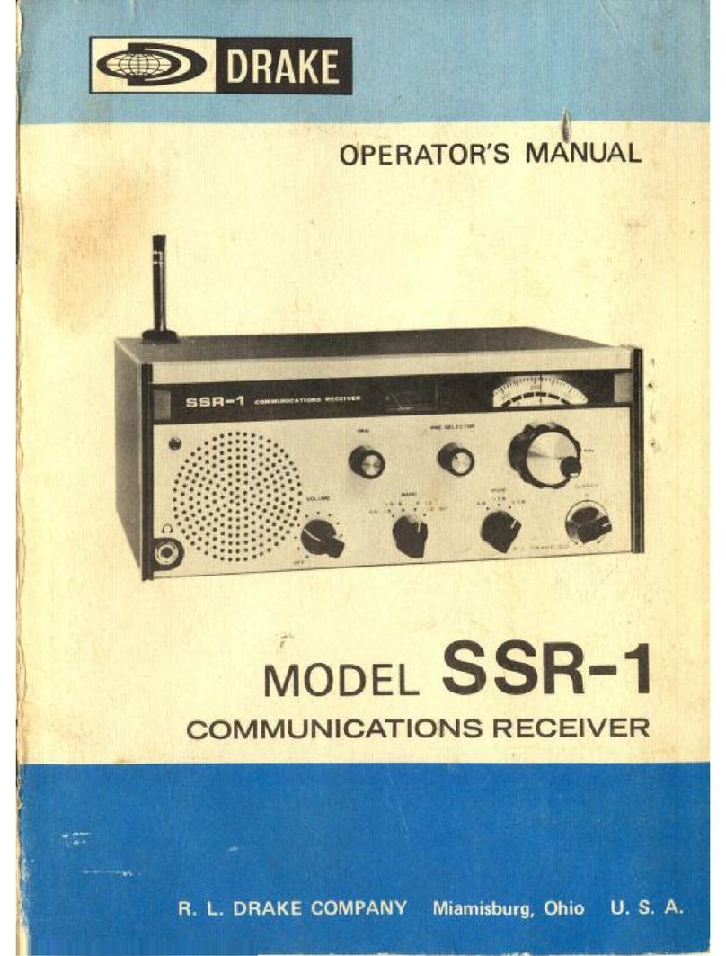 DRAKE SSR-1 Operator's manual