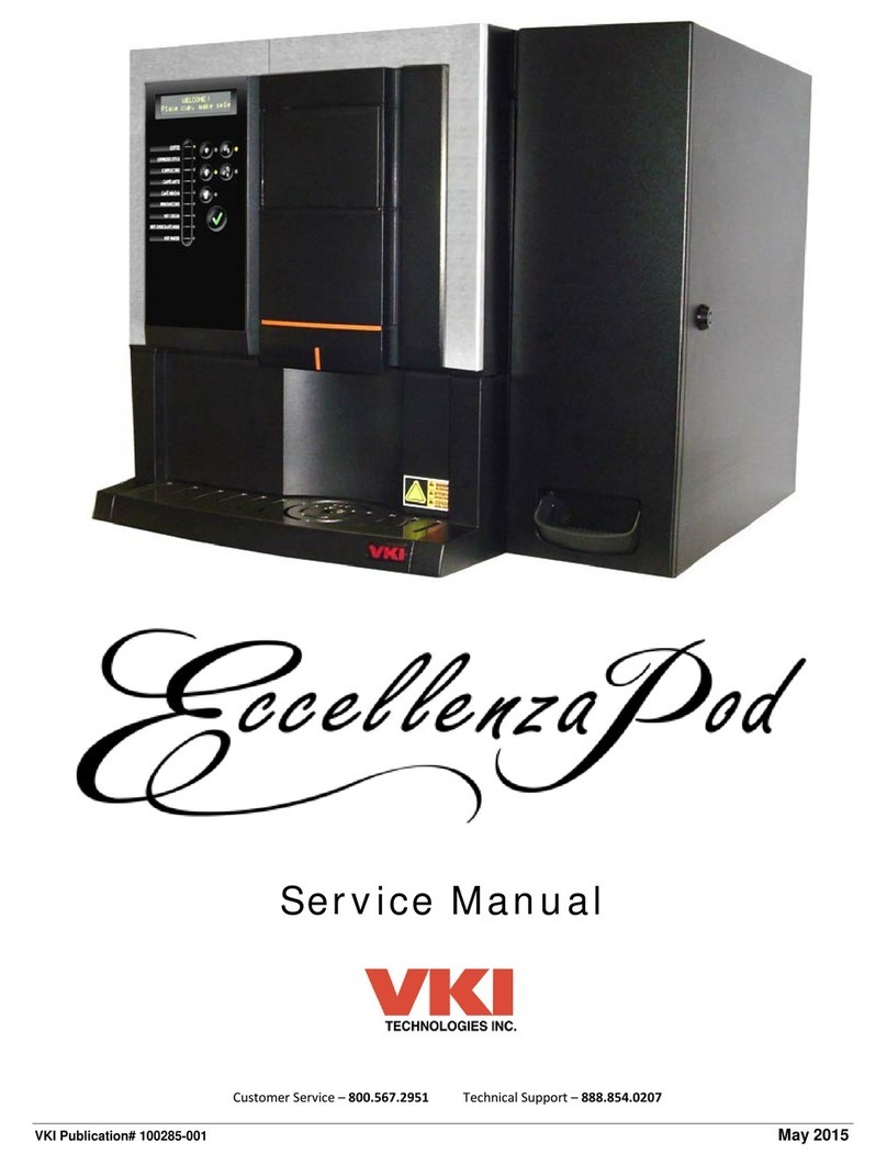 VKI Technologies Eccellenza Pod User manual
