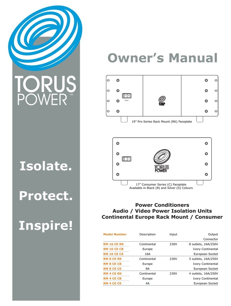 Torus RM 16 CE RK owner's manual