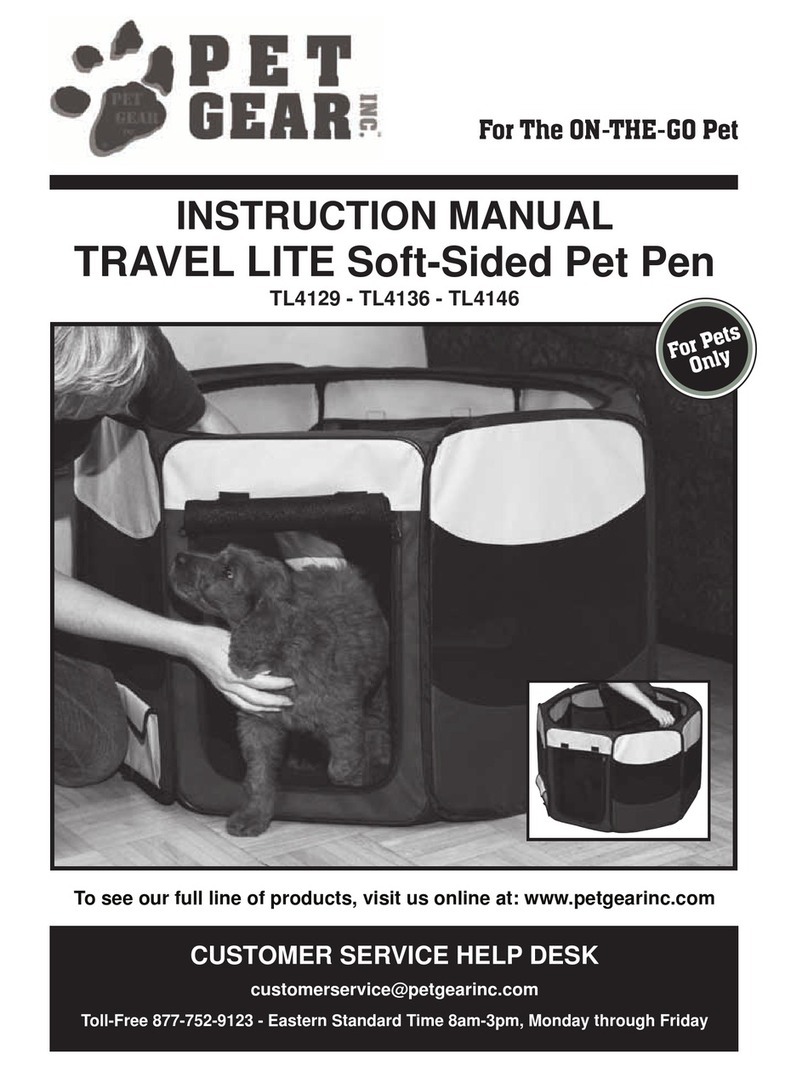 Pet Gear TL4129 instruction manual