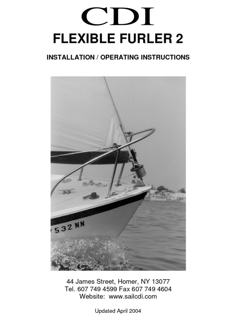 CDI FLEXIBLE FURLER 2 Installation & operating instructions CDI FLEXIBLE FURLER 2 Installation & operating instructions