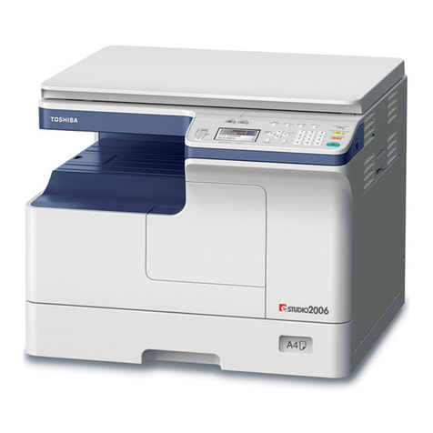 Toshiba e-studio 2006 User manual