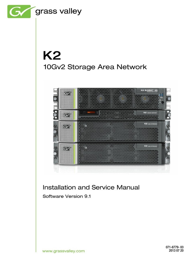 GRASS VALLEY K2 BASECAMP EXPRESS Installation and service manual