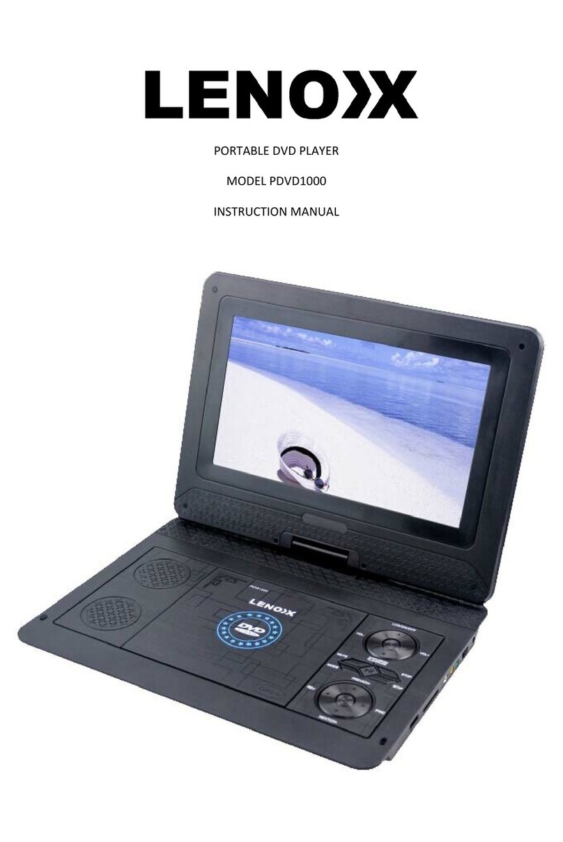 Lenoxx PDVD1000 User manual