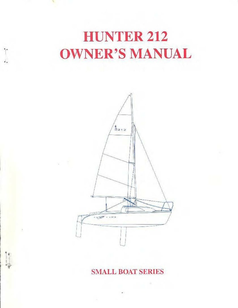Hunter 212 Small Boat Series User manual