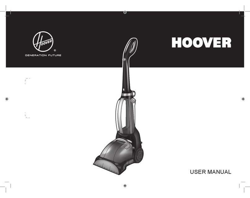 Hoover Vacuum cleaner user manual Hoover Vacuum cleaner user manual