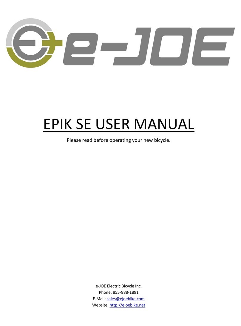e-Joe EPIK SE User manual