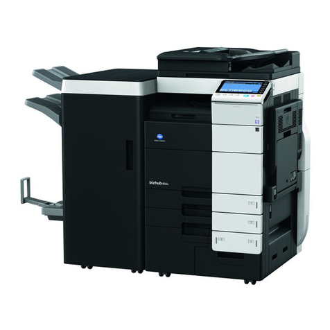 Konica Minolta bizhub 754e quick guide