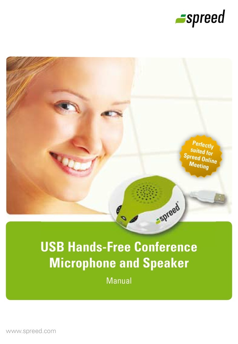 Spreed conference Microphone and Speaker user manual