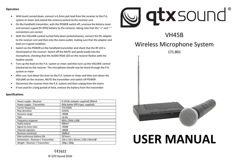 qtxsound VH45B User manual