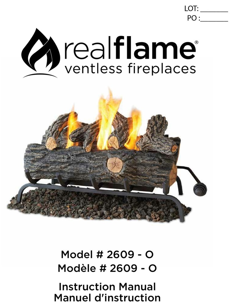 RealFlame 2609 - O instruction manual