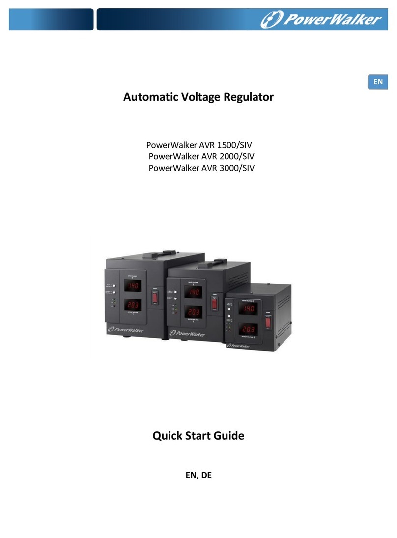 PowerWalker AVR 1500/SIV User manual