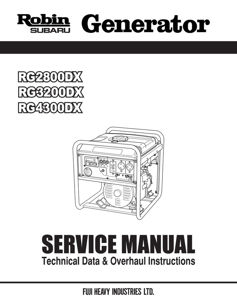 Robin RG2800DX User manual Robin RG2800DX User manual