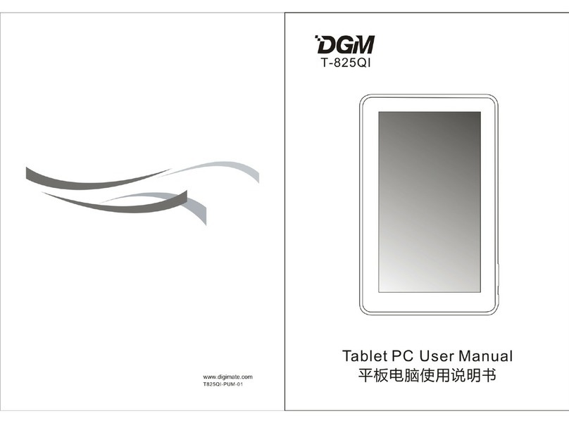 DGM T-825QI user manual