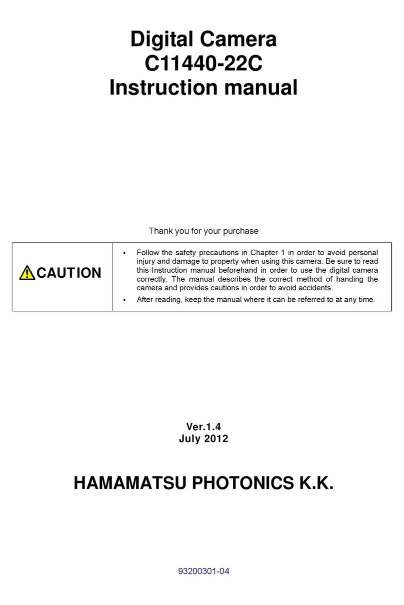Hamamatsu Photonics C11440-22C User manual