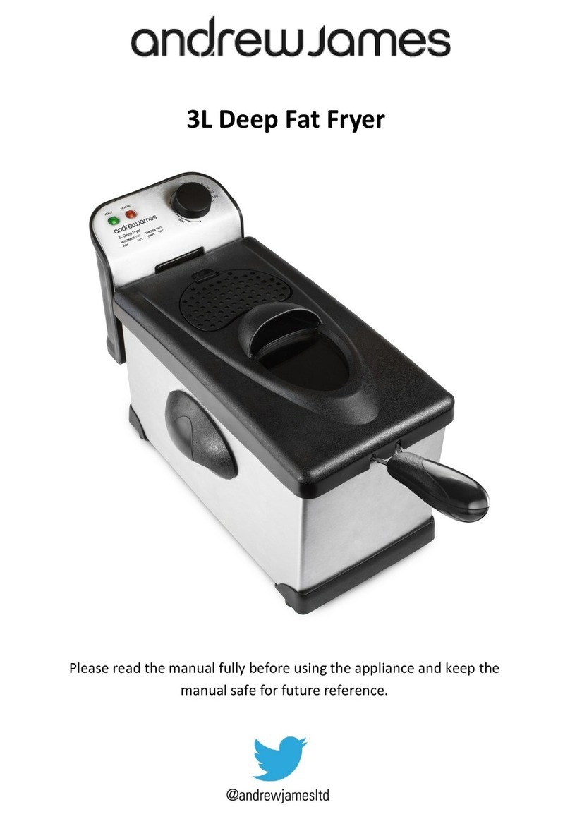 Andrew James 3L Deep Fat Fryer user manual