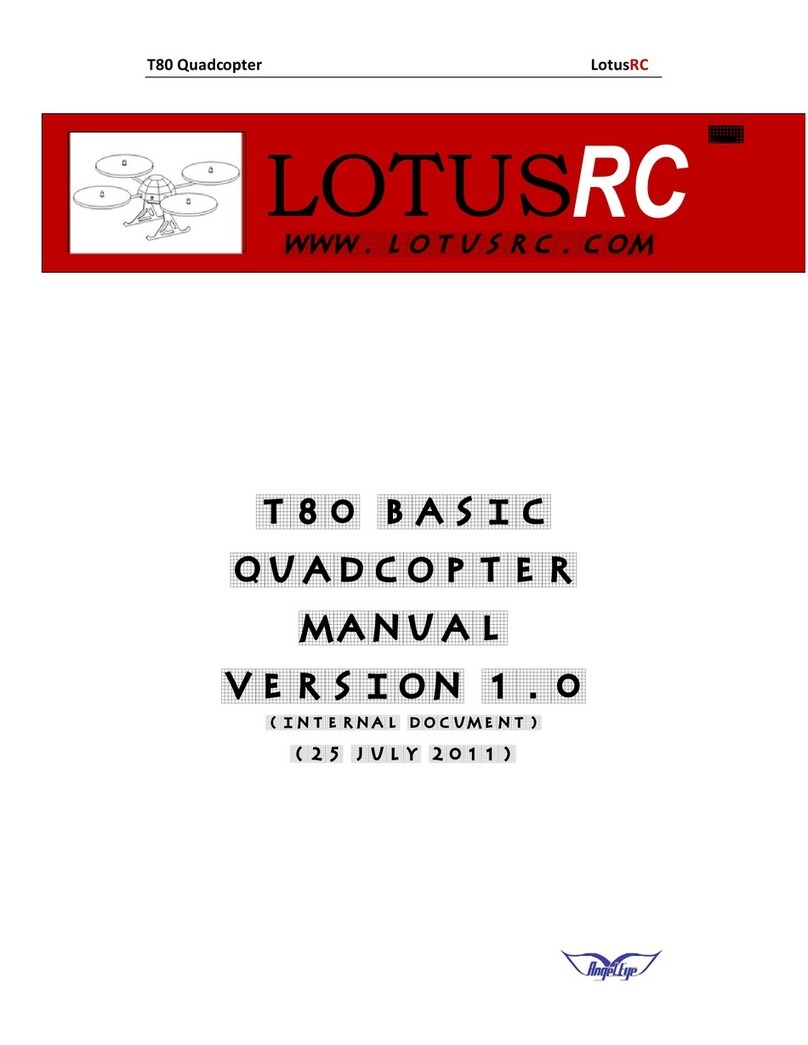 LotusRC T80 Basic User manual