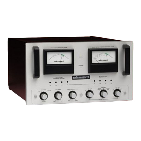 Audio Research Reference 300 User manual