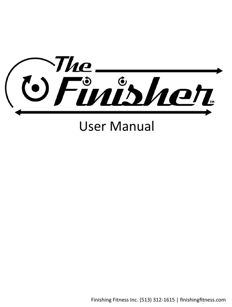 Finishing Fitness The Finisher user manual Finishing Fitness The Finisher user manual