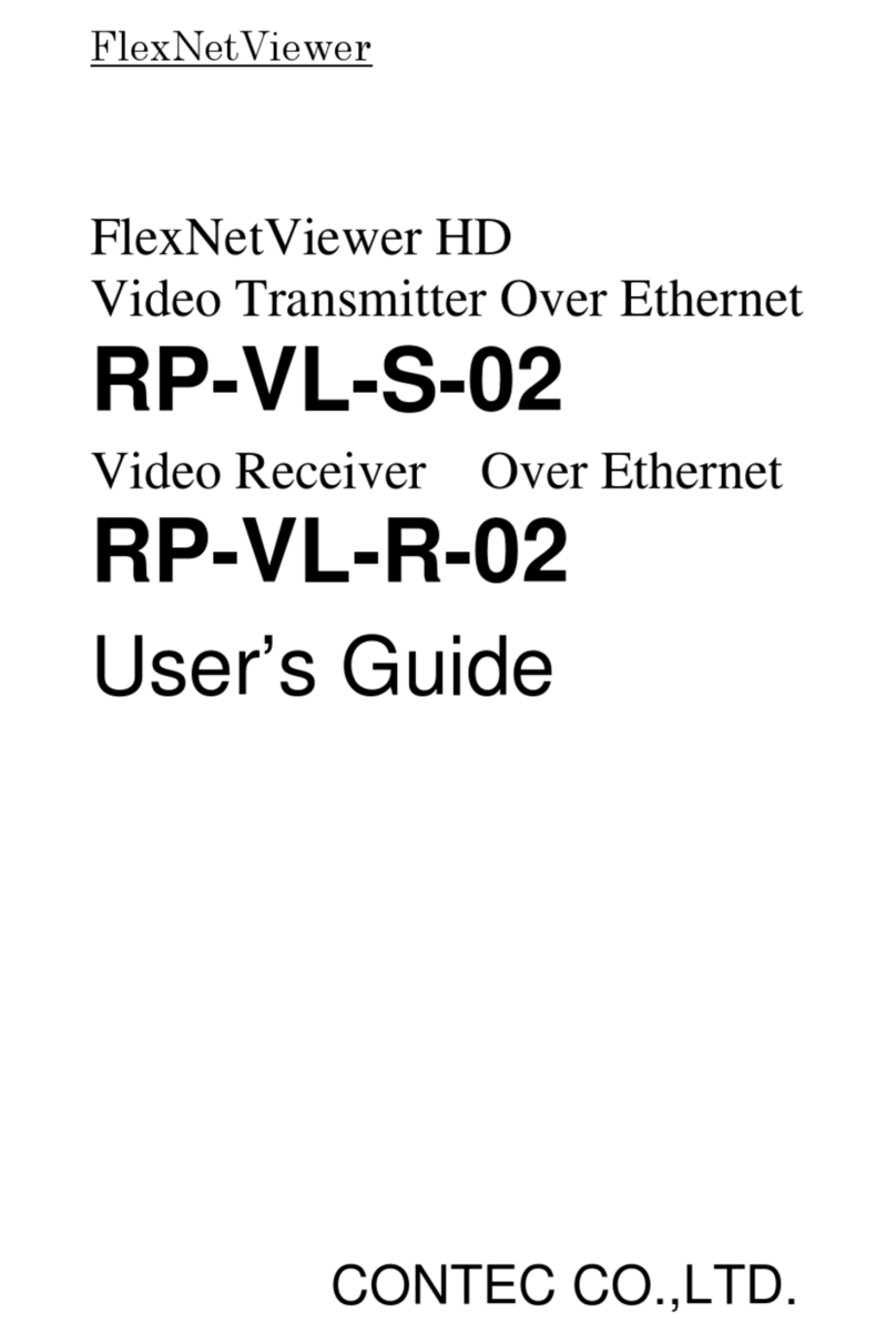 Contec FlexNetViewer RP-VL-R-02 user guide