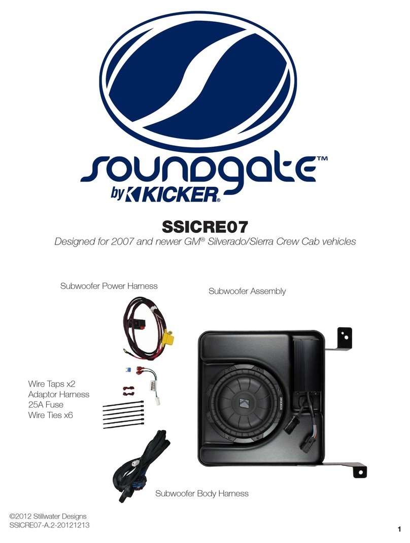 SoundGate SSICRE07 installation instructions