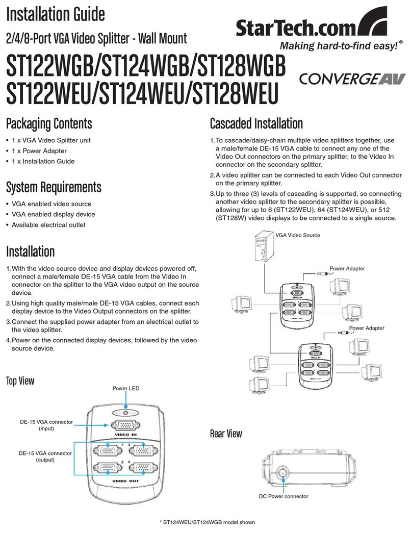StarTech.com ST124WGB User manual