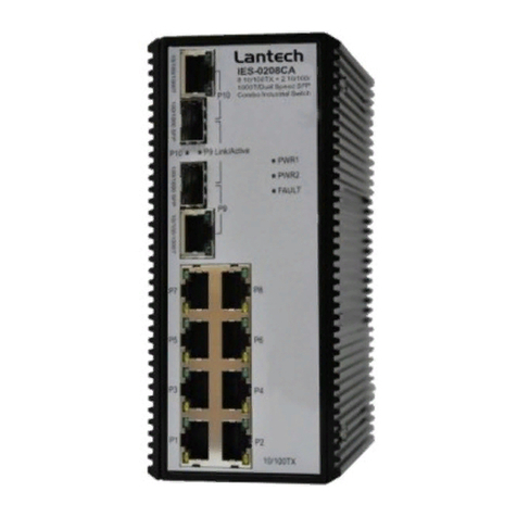 Lantech IES-0208CA User manual