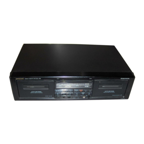Onkyo TA-RW313 User manual Onkyo TA-RW313 User manual