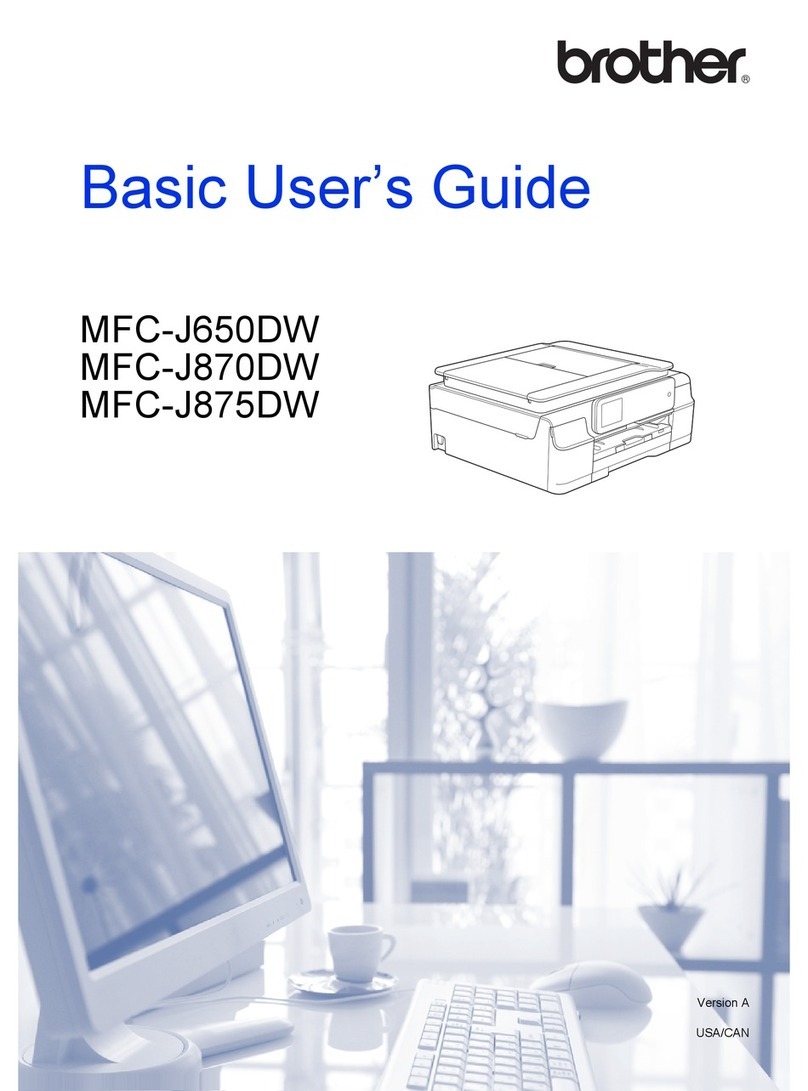 Brother Work Smart MFC-J650dw Operating and maintenance manual