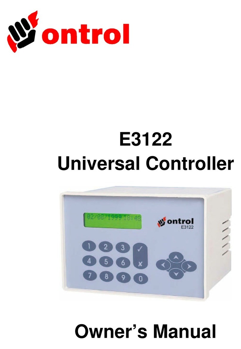 ONTROL E3122 owner's manual