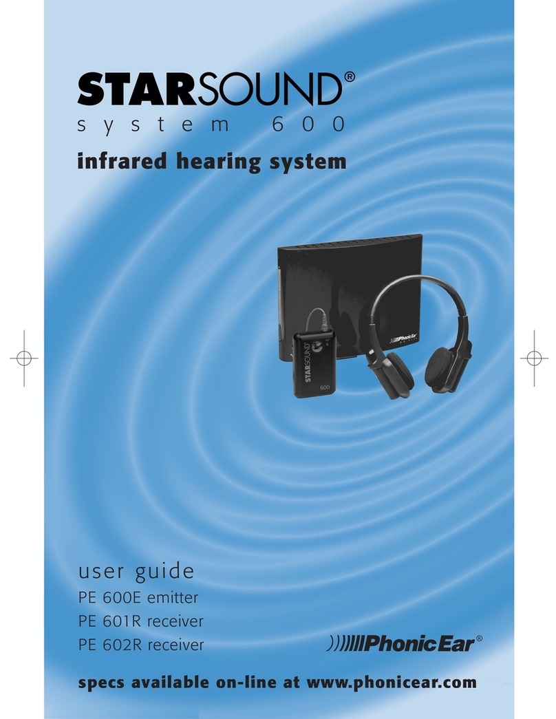 Phonic Ear PE 602R User manual