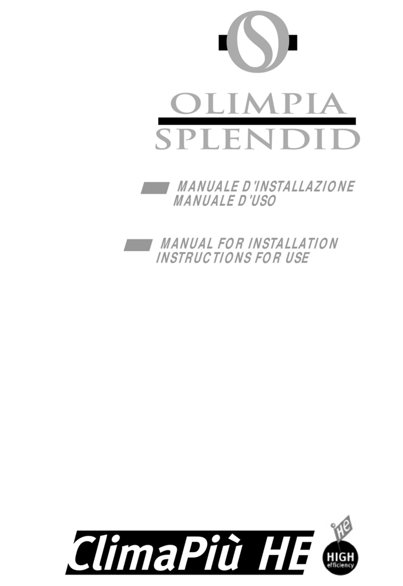 Olimpia splendid ClimaPiu 8 HE HP Specification sheet