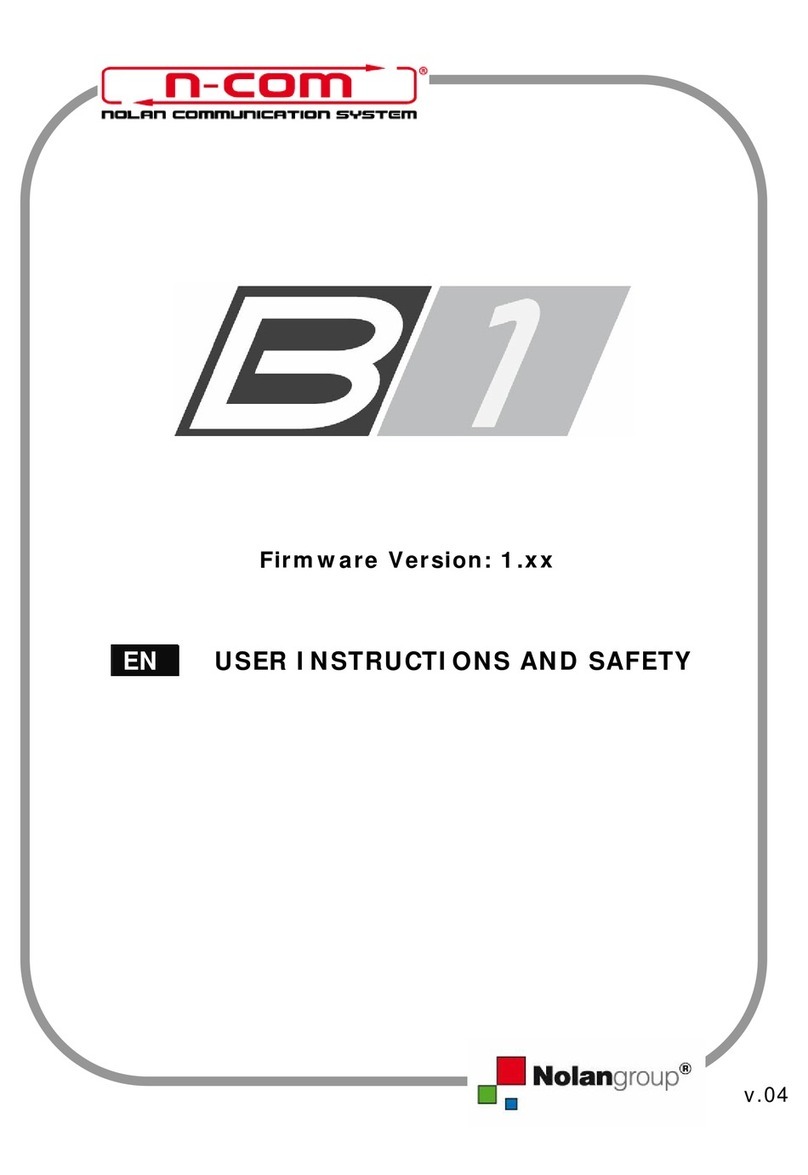 N-Com B1 User manual