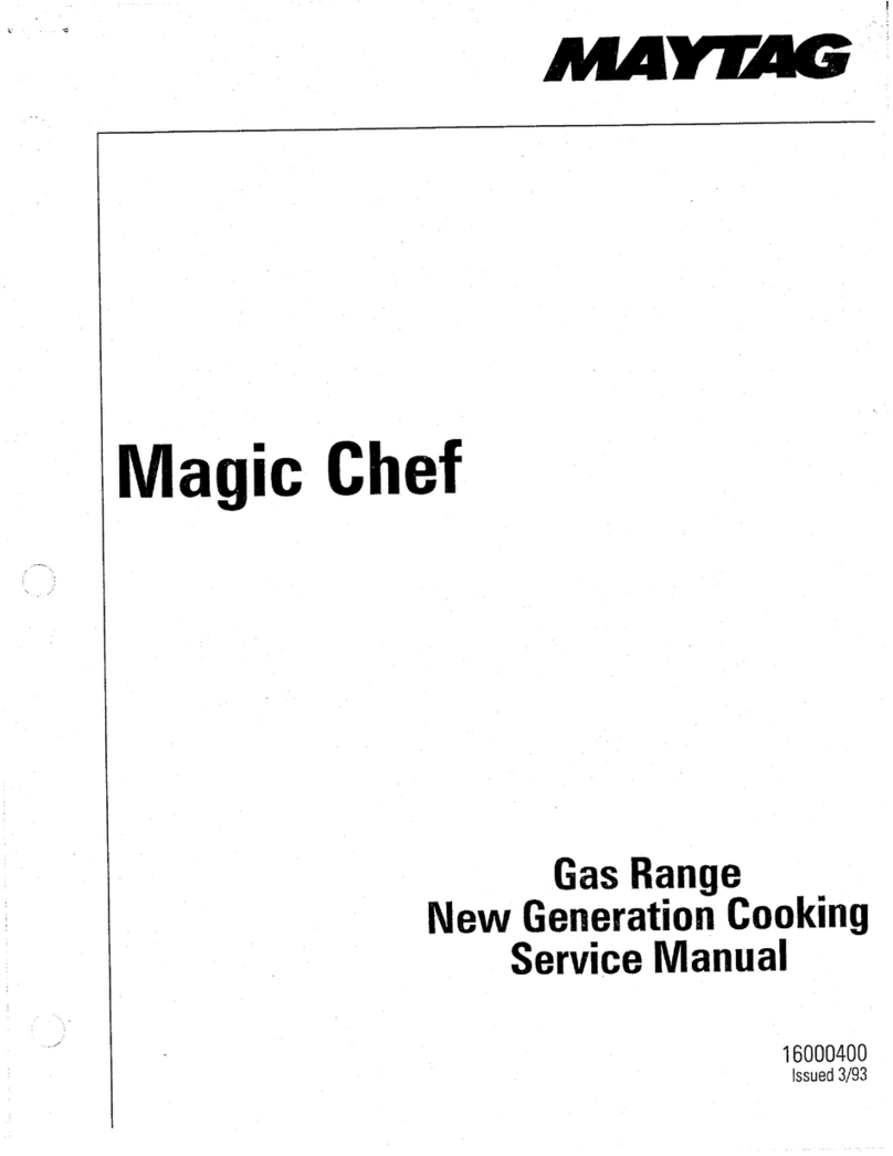 Magic Chef 3100 User manual Magic Chef 3100 User manual