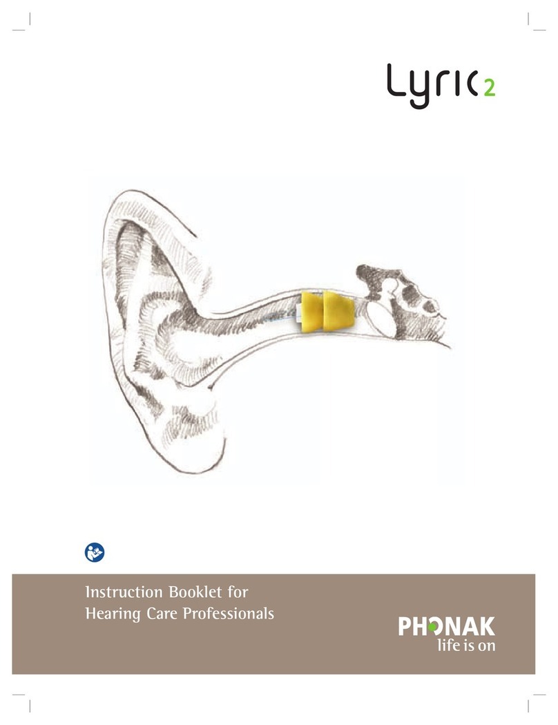 Phonak Lyric2 User manual