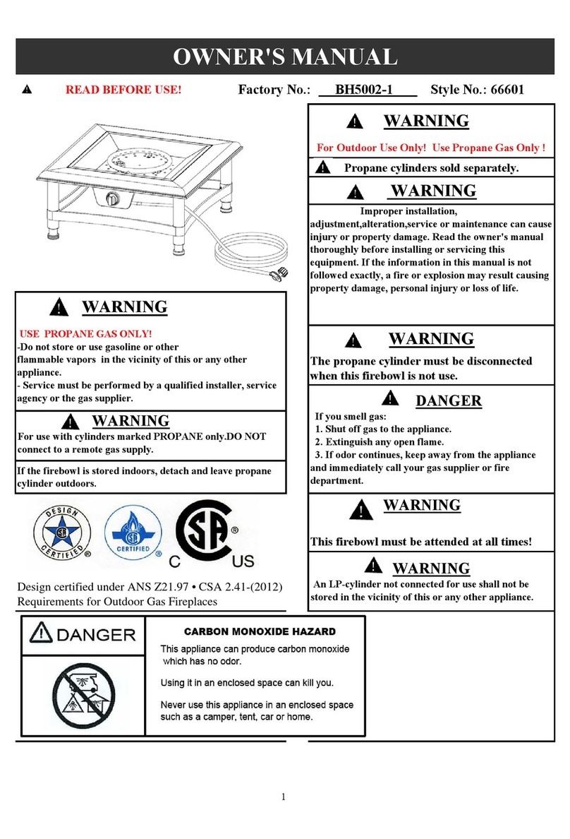 Bond BH5002-1 owner's manual