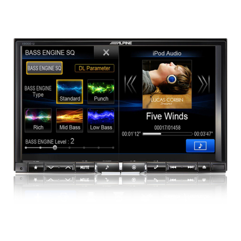Alpine X800D-U User manual