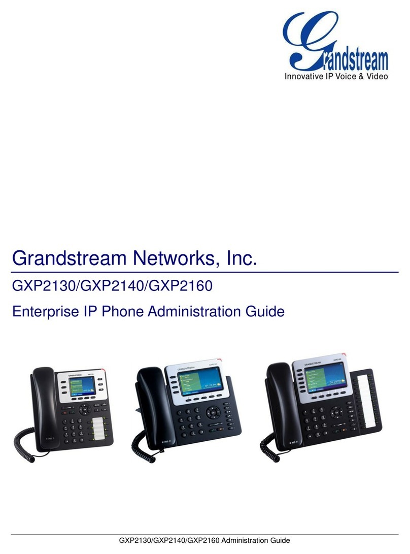Grandstream Networks GXP2130 Series Instruction Manual