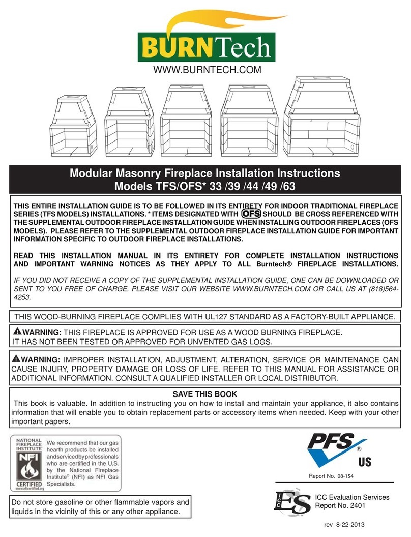Burntech TFS 33 User manual