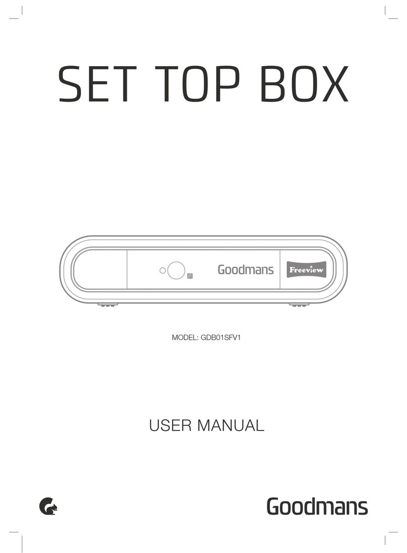 Goodmans GDB01SFV1 User manual
