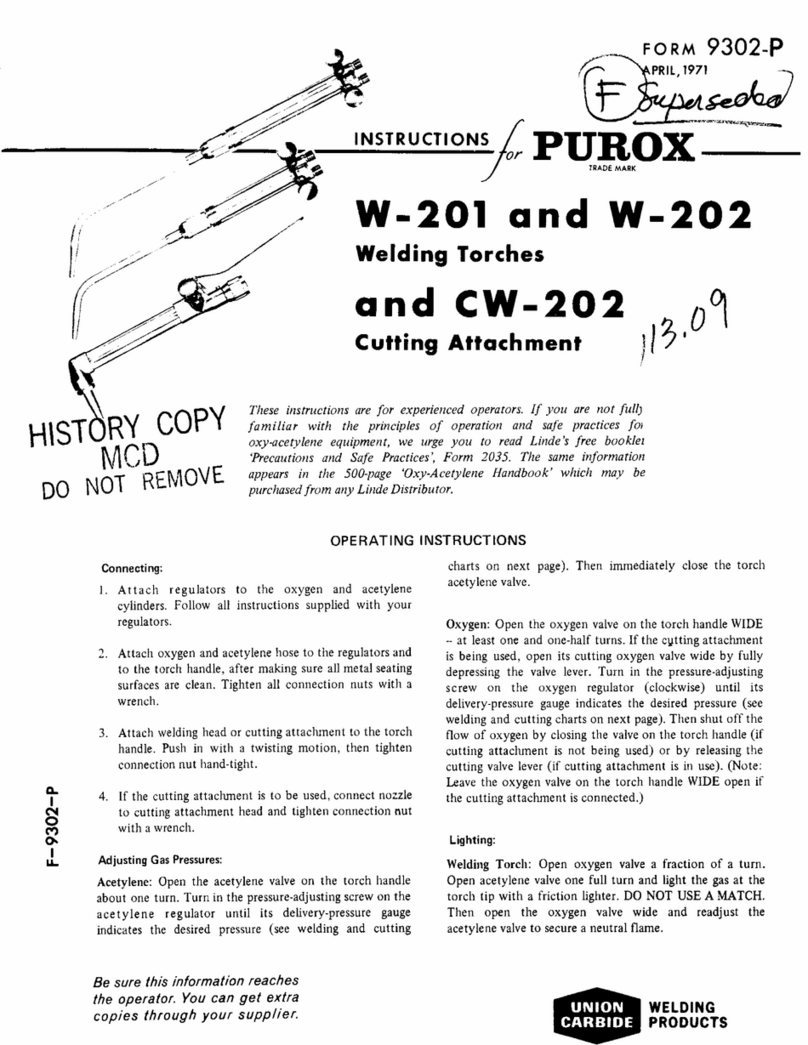 PUROX w-201 instructions