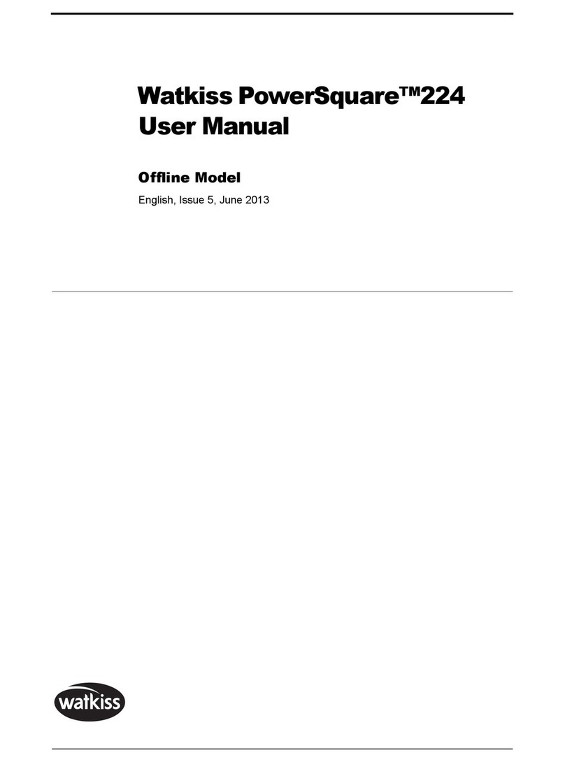 Watkiss PowerSquare 224 user manual