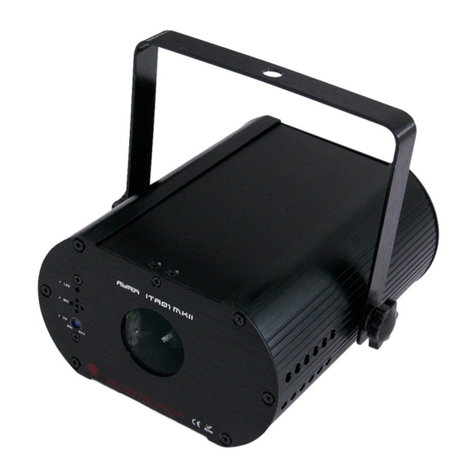 Ayra ITA01 MKII 130mW RGY DMX laser user manual