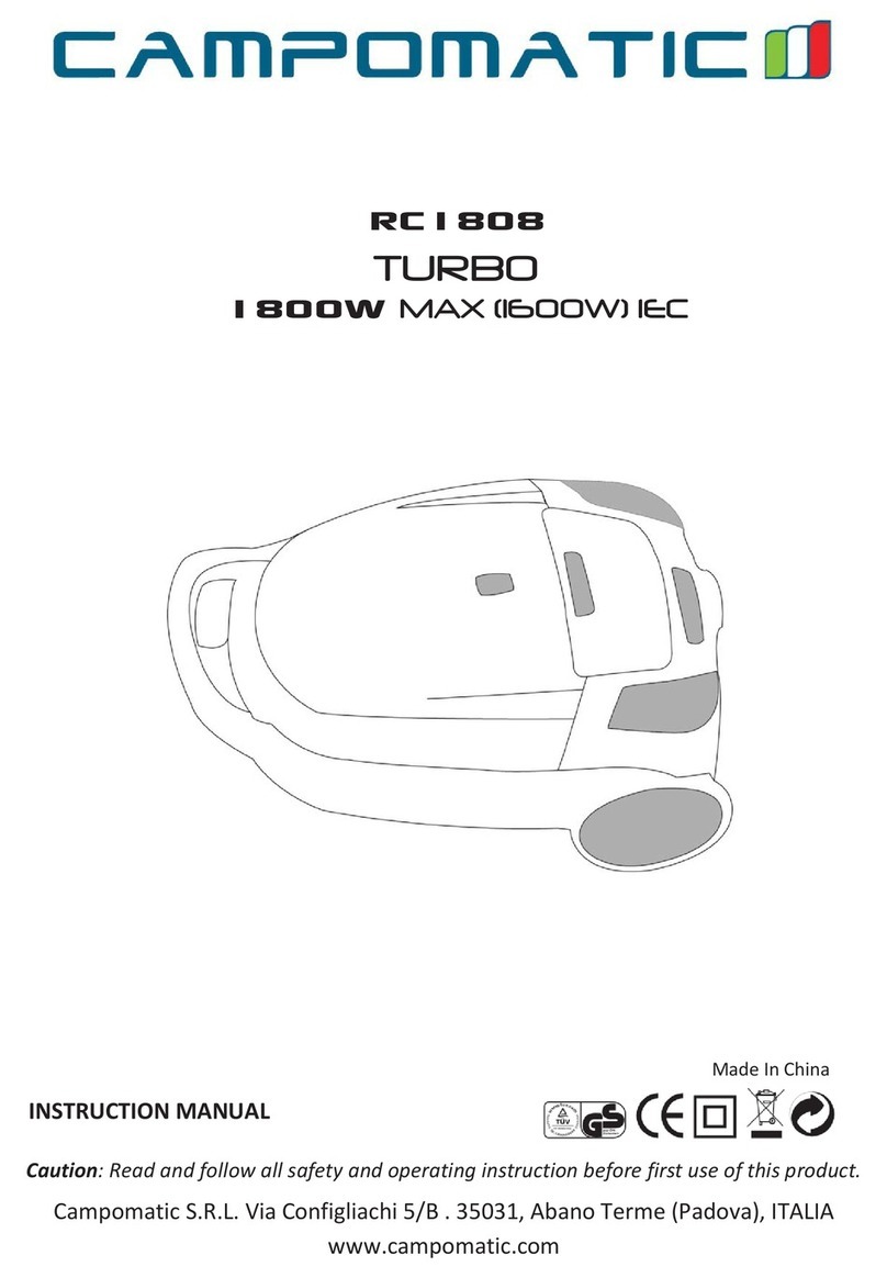Campomatic RC1808 Turbo instruction manual